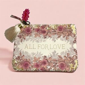 Papaya Art: Tassel Clutch Bag ✨ “ALL FOR LOVE” ✨ • NEW W/ TAG •